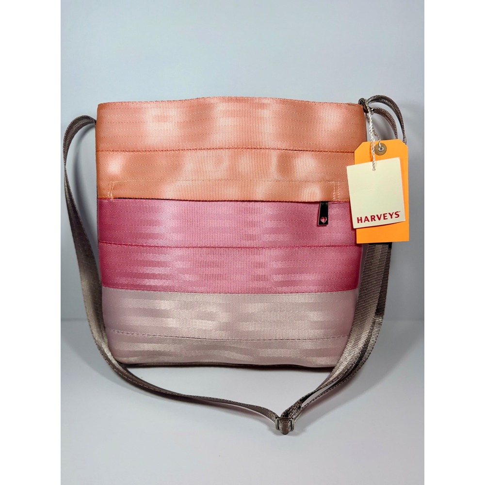 Harveys Cotton Candy Crossbody Sling Bag Pink Ombre Seatbelt Bag NWT